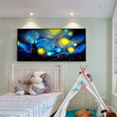 80x45cm 5D DIY Diamond Painting Abstract Night Sky Full Round Drill Mosaic Kit