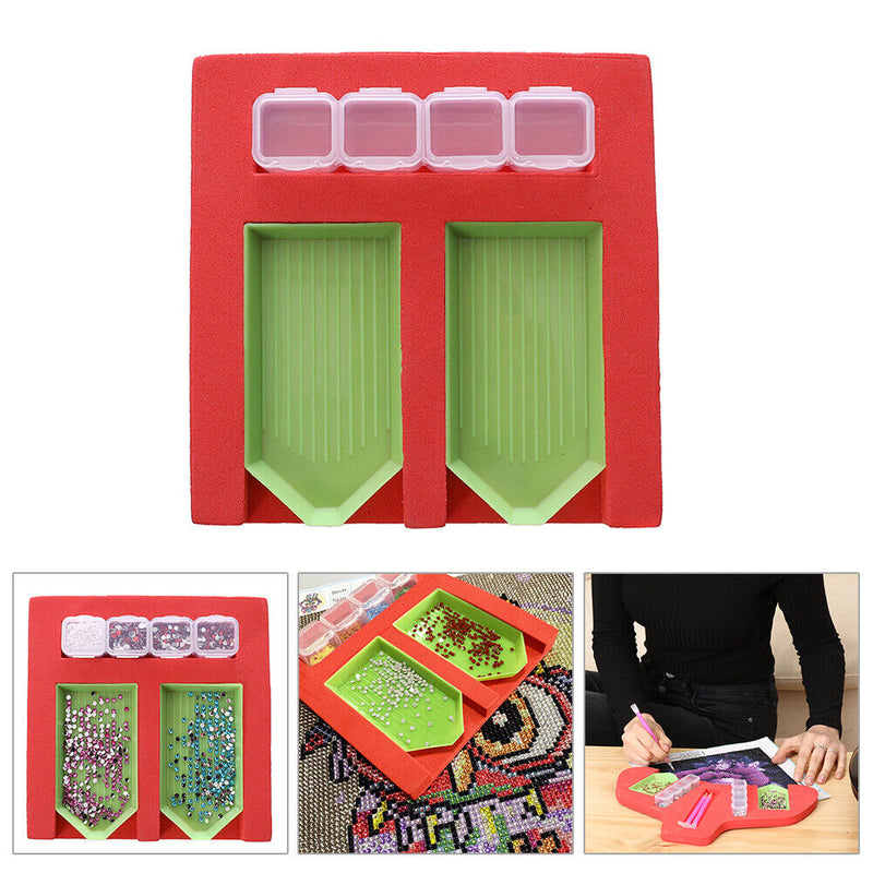 Convenient Multifunction Durant Diamond Painting Kit Beads Storage Tray We