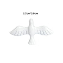Enamel Symbolises Peace Metal Lapel Pin Dove Pins Badge White Dove Brooch