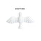 Enamel Symbolises Peace Metal Lapel Pin Dove Pins Badge White Dove Brooch
