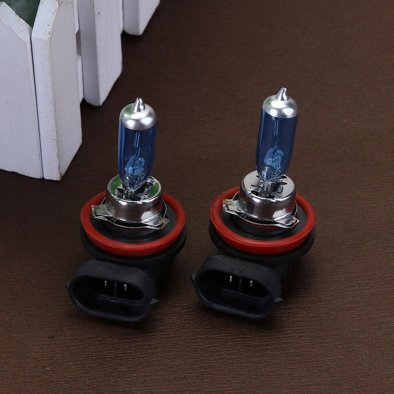 2pcs H11 12V 55W Blue Halogen Light Bulbs for Car Headlamp Headlight Newly