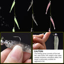 Cluster Soft Lure 5 Bars Fishing Bait Wobbler Fork Tail Bass Bait (Red) Newly