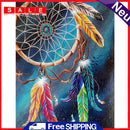 5D DIY Full Drill Diamond Painting Dreamcatcher Embroidery Kit Living Room Decor