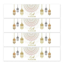 5 Eid al-Fitr mineral water bottle stickers rectangular stickers seal F0I1