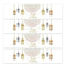 5 Eid al-Fitr mineral water bottle stickers rectangular stickers seal F0I1