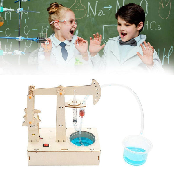 Handmade For kids diy technology pumping unit stem toys T4E3 science U H7A1
