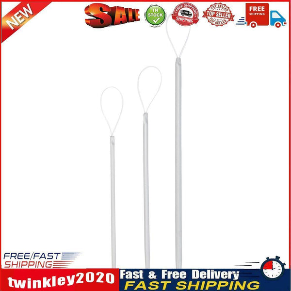 3pcs Nylon Thread Threader Sweater Crochet Needle Knitting Pulling Tools Newly