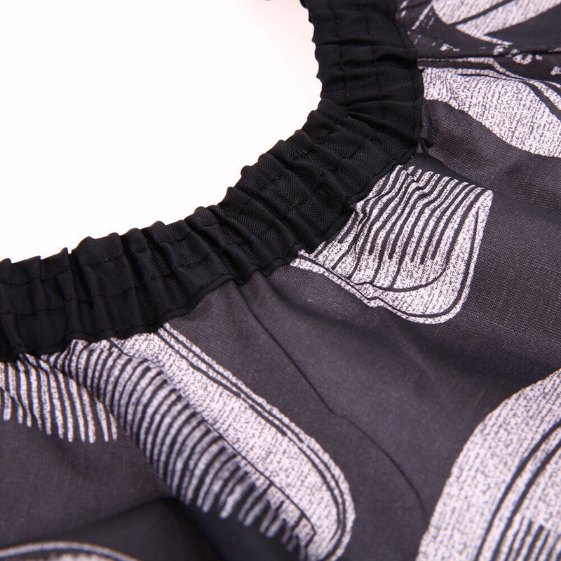 Apron Cartoon Pattern Cutting Hair Waterproof Cloth Salon Beard Hairdresser