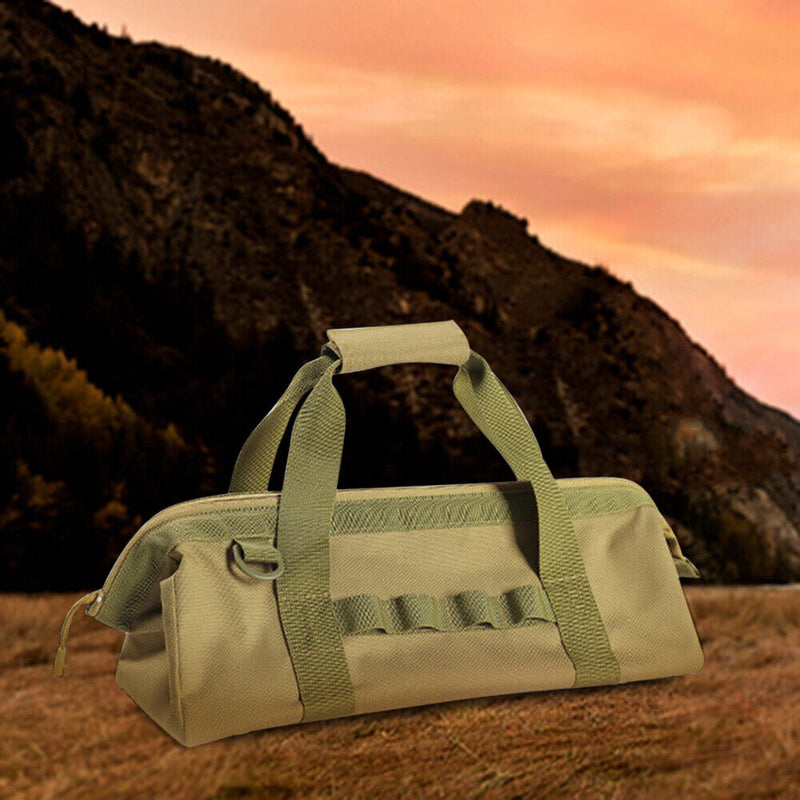 Waterproof Sport Gym Bag Outdoor Molle Camping Hiking Backpack (Khaki) Newly