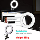 Video Conference Lighting Kit Clip on 6 inch Ring Light for Laptop Monitor Newly