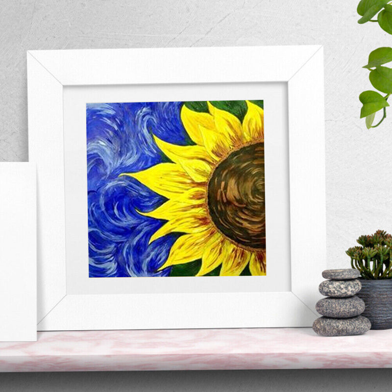 Canvas Paint By Numbers Sunflower Oil Hand Painted Drawing Kit Home Decorat