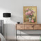 Oil Paint By Numbers Pink Peony Frameless Picture Craft Kits for Living Room