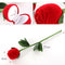 Wedding Valentine's Flower Red Rose Display Ring/Earrings/Pendant Jewelry Box