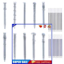 10pcs DIY Magic Crutches Mold Handmade Ballpoint Pen Drop Glue Mold Holiday