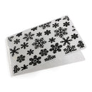 Christmas Snowflake Plastic Embossing Folder for Scrapbook DIY Album Card Newly