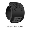 Portable Electronic Counter Ring USB Rechargeable 9-Digit Clicker (Black)