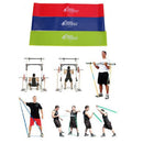 3pcs Stretchable Rubber Elastic Yoga Belt Band Pull Rope Resistance Tape