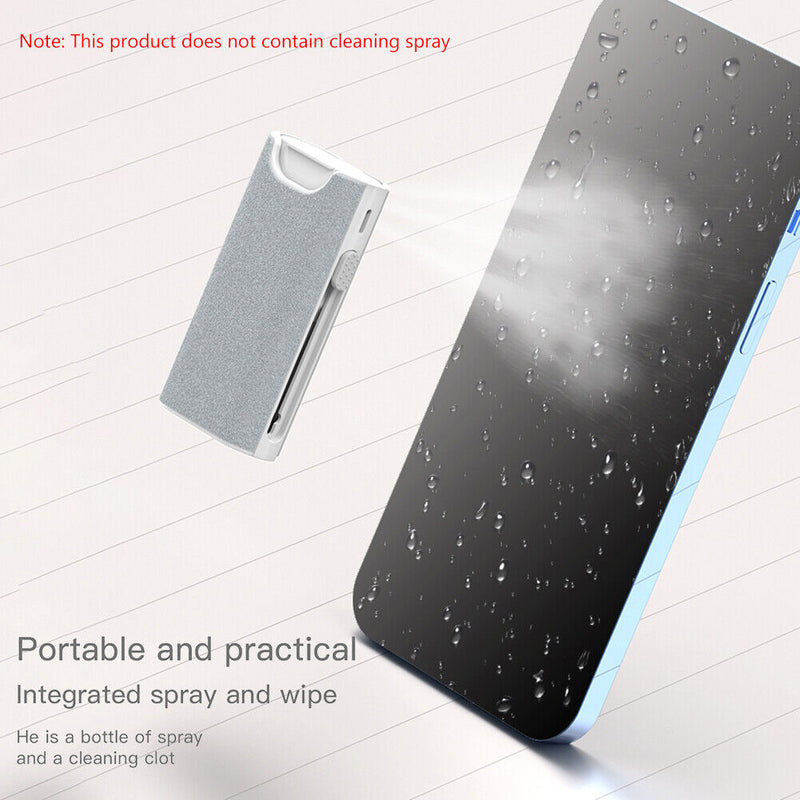 5 in 1 Cleaner Kit Multifunctional Earbuds Phone Cleaning Brush with Spray