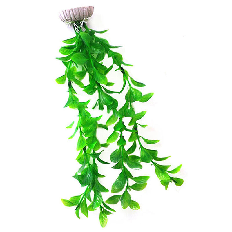 3PCS Artificial Plastic Underwater Grass Green Plant for Fish Tank Aquarium