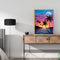 Frameless Oil Paint By Numbers DIY Beach Sunset Picture Craft Kit for Bedroom