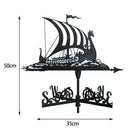 Iron Weathervane Garden Stake Patio Yard Weather Wind Vane Ornament D4J7 S6S0