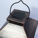 Waterproof LED Solar Powered Hanging Candles Lantern Lights Garden Outdoor Lamps