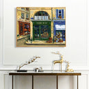 Street Corner Store Oil Paint By Numbers Kit DIY Acrylic Painting on Canvas