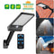 56LED Solar Motion Sensor Wall Light Remote Control Street Lamp (Black) Newly