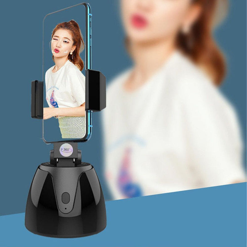 Vlog Tripod Head Phone Holder Selfie Stick Auto Smart Shooting Face Tracking