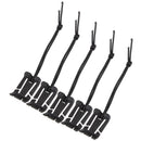 5X EDC Tool Backpack Carabiner Molle Buckle Clip Winder (Black)