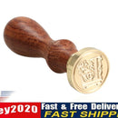 Sealing Wax Classic Initial Wax Seal Stamp Alphabet Letter L Retro Wood Newly