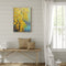 #A Paint by Number Kit Canvas Oil Drawing Yellow Flower for Handicraft Enthusi