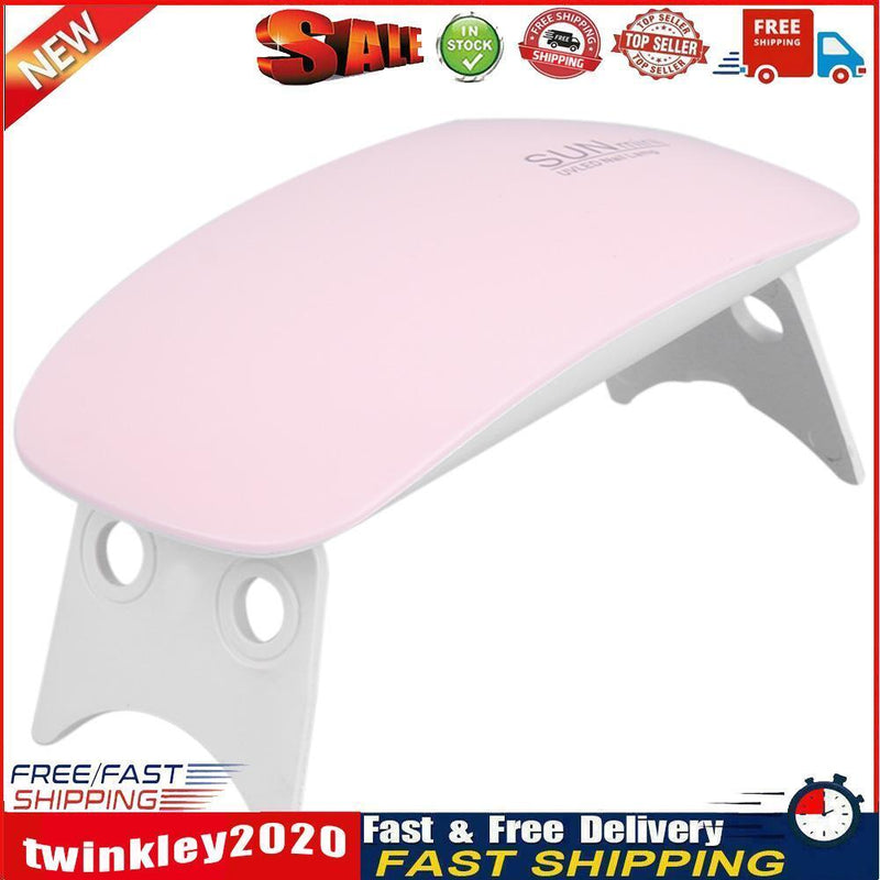 6W Mini Portable LED Sunlight UV LED Lamp Nail Gryer With USB Cable Newly