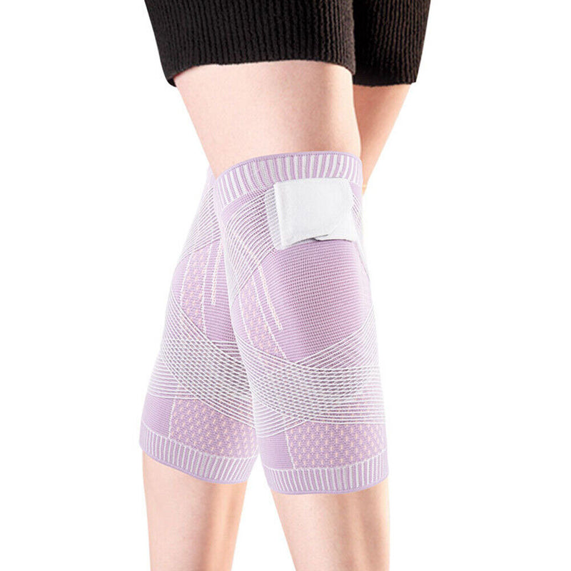 #A Elastic Bandage Sports Knee Pads Breathable Running Knee Brace Wraps Equipmen