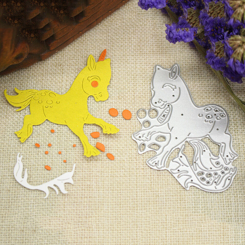 1pcs Horse Low Metal Cutting Embossing Tools Stencils Scrapbooking Photo Album
