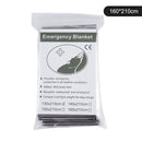Outdoor Rescue First Aid Kit Thermal Foil Emergency Blanket (160x210cm) Newly