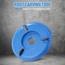 3 Teeth Plane Wood Carving Disc Polishing Grinding Tool Milling Cutter Newly