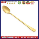 Stainless Steel Long Handle Coffee Tea Spoons Stirring Ice Spoon Home Table