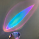 USB Projector Lamp Egg Crystal Atmosphere Night Light Home Decor (Rainbow) Newly