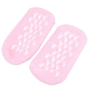 1 Pair Pink Moisturize Soften Repair Cracked Skin Treatment Gel Spa Socks Newly