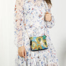 DIY Special Shaped Diamond Painting Leather Messenger Bag Makeup Storage Bags