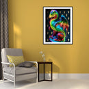 5D DIY Diamond Painting Colorful Pterosaur Full Round Drill Mosaic Art Picture