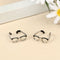 Women Girls Minimalist Jewelry Bohemian Finger Ring Cute Glasses Ring