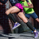 Basketball Knee Protector Calf Guard Socks Running Leg Sleeves (Black M) Newly