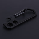 Mountaineering Buckle Tool Pry Key Chain Screwdriver Stainless Steel Bar