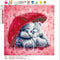 DIY 5D Diamond Embroidery Painting Umbrella Bear Cross Stitch Craft Decor Newly