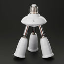 Adjustable E27 Splitter 3 Heads Lamp Base Adapter LED Bulb Holder Socket Newly