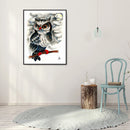 5D Diamond Painting Owl Full Round Drill DIY Crafts Mosaic Picture Home Decor