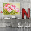 Tulip/Sunflower Oil Paint By Numbers DIY Canvas Wall Picture Craft Home Decor