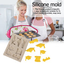 7-Cavity College Hat Cake Mold Silicone Chocolate Mould Pastry DIY Baking Tray
